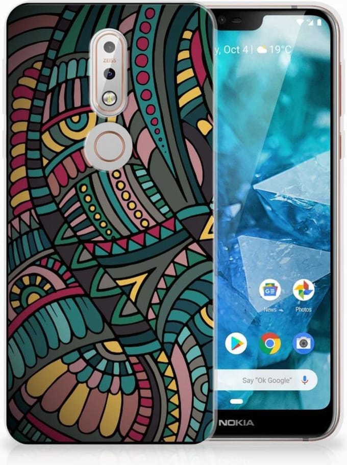 Nokia 7.1 TPU bumper Aztec