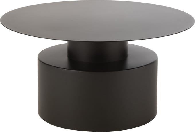 J-Line salontafel Rond - metaal - zwart