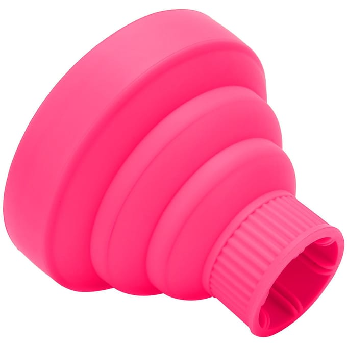 Diffuseur de sèche-cheveux pliable universel Diffuseur de sèche-cheveux pliable portable de voyageRose rose