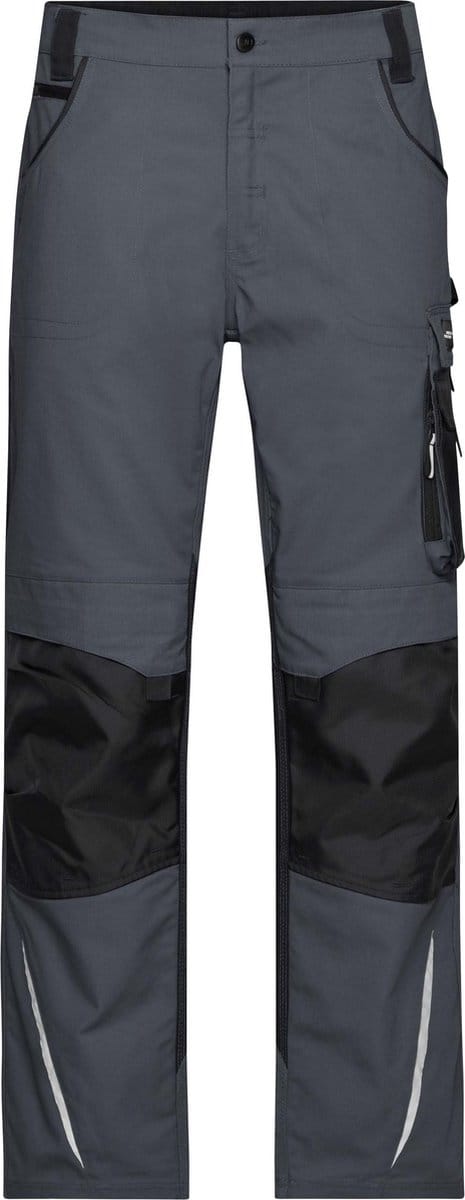 James & Nicholson Workwear Carbongrijze werkbroek - 50