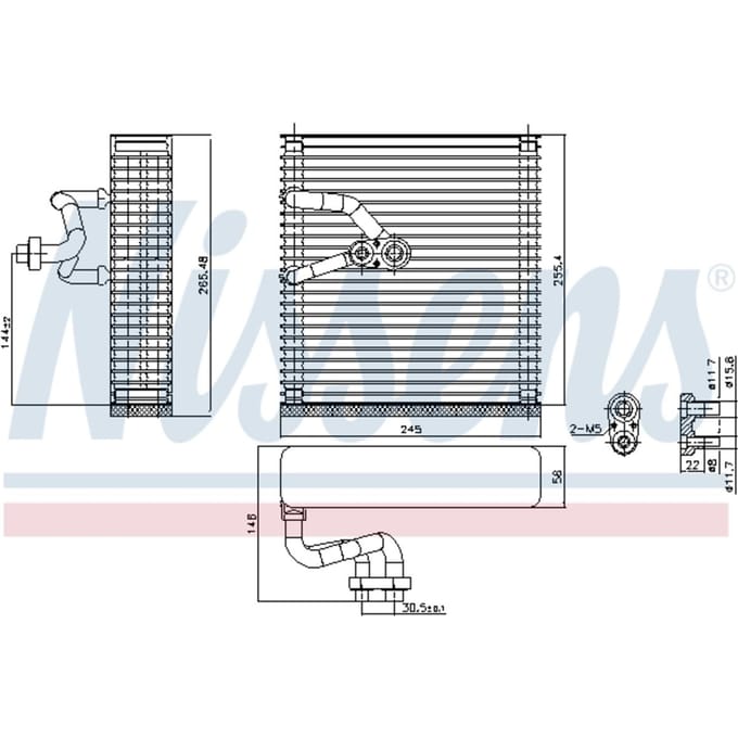 Verdamper, airconditioning NISSENS 92384