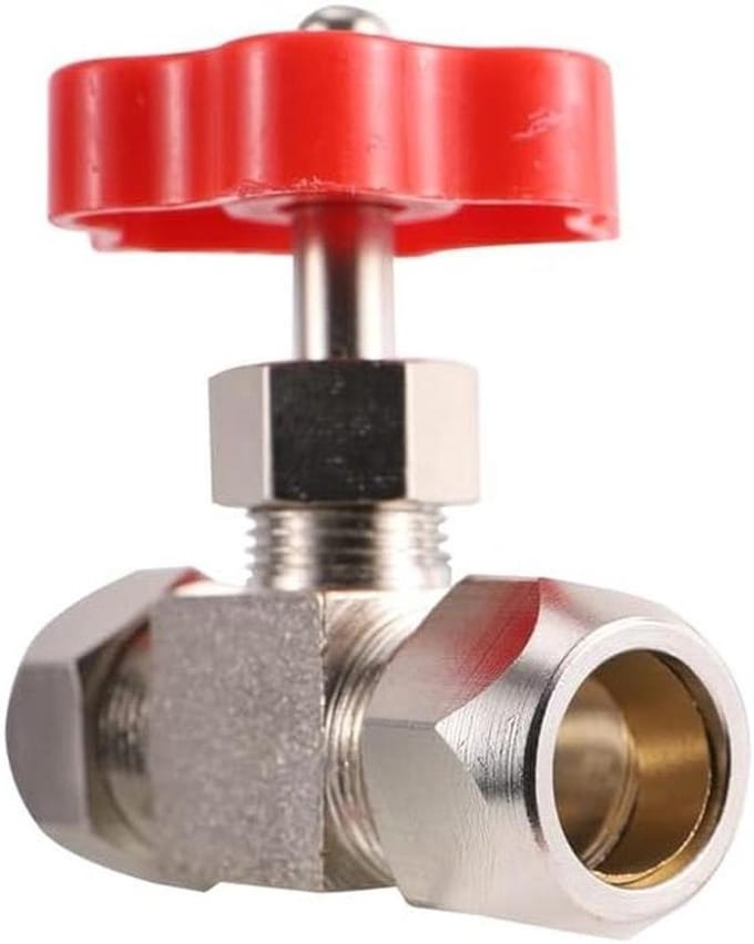 Water Stop Valve - Irrigation Valve - Garden Watering - Needle Type Control - 6mm