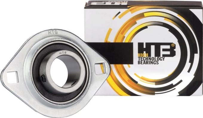 HTB SBPFL 204 Flenslager Plaatstaal Boordiameter 20 mm Gatafstand 71.5 mm