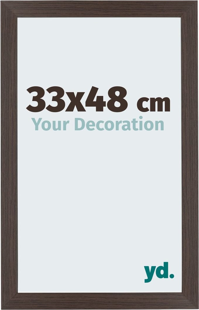 Your Decoration - Fotolijst 33x48 cm - MDF - Eiken Donker - Mura