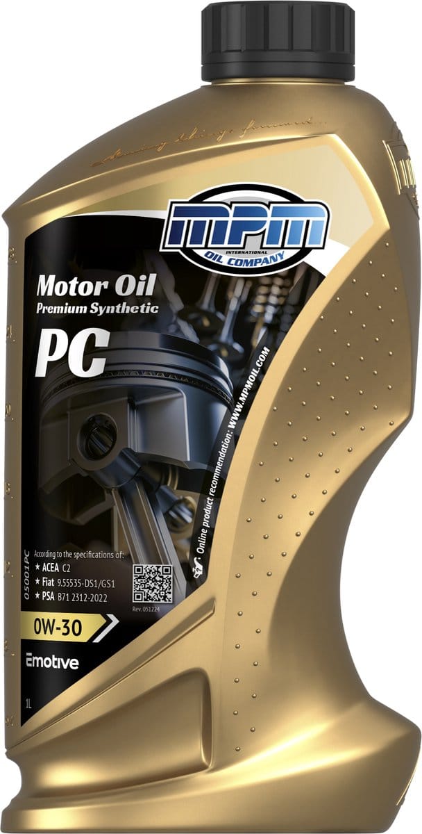MPM Motorolie 0W30 PC - 1 liter