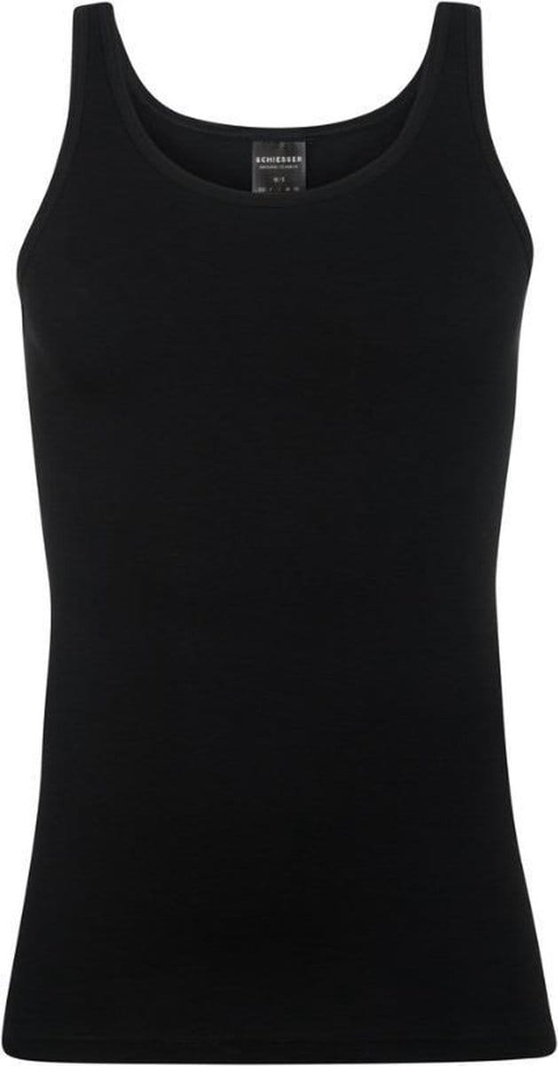 SCHIESSER Original Feinripp singlet (1-pack) - zwart
