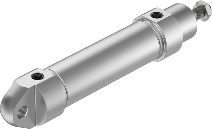 Festo Ronde Cilinder 40mm Boring 80mm Slag Dubbelwerkend - 8073985 - P2D47