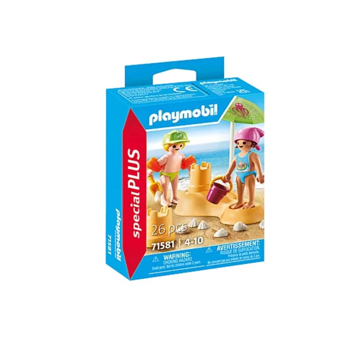 PLAYMOBIL Special Plus Kinderen met zandkasteel - 71581
