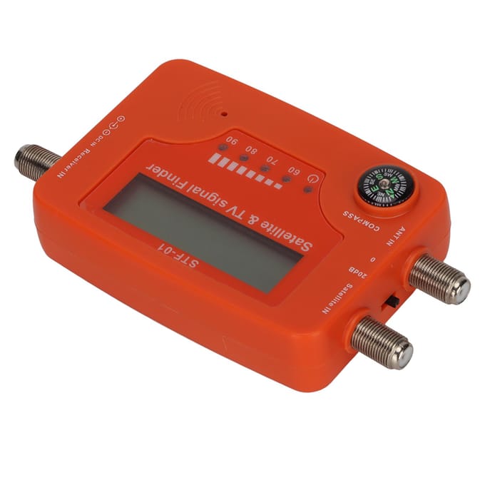 Satelliet-tv-signaalzoeker LCD-scherm digitale satellietsignaalmeter met kompaszoemerregeling