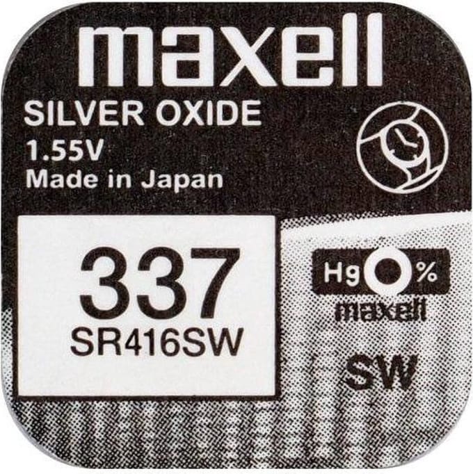 SR416SW horloge batterij 337 Maxell