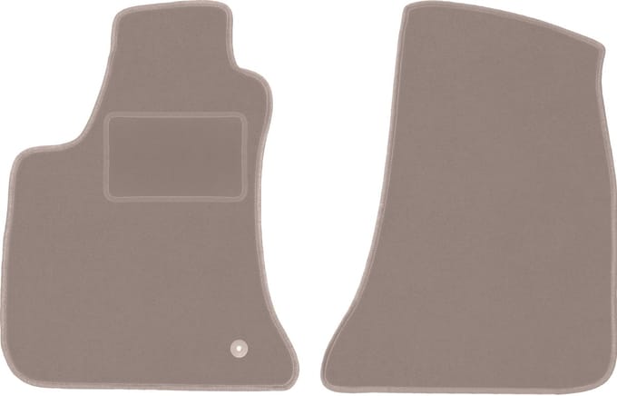Beige voormatten voor: Dodge Charger coupé (2006-2010)
