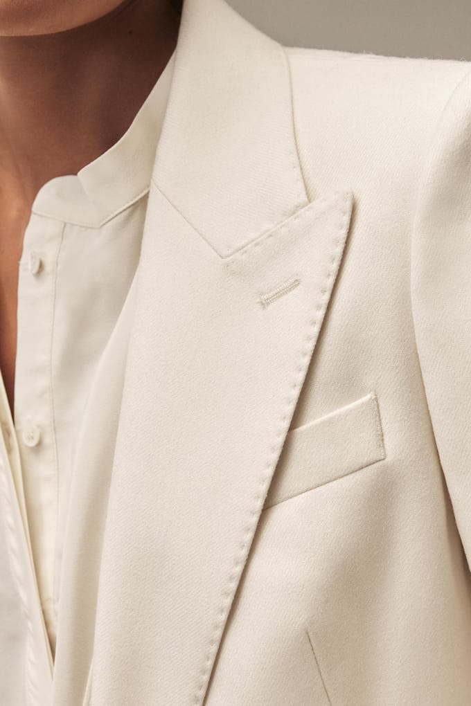 Reiss Tux Blazer White Taglia: 6 | Blazers Outlet | Donna | Bianco