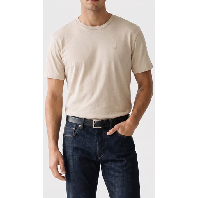 GUESS Cn Ss Tee With Embro Spirit White Taglia: S | Magliette basic Outlet | Uomo | Bianco