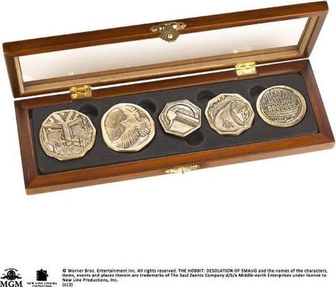 The Hobbit Dwarven Treasure Coin Set