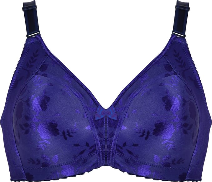 Naturana - Minimizer bh met bloemenpatroon - 5363 - Galaxy Violet - 100B