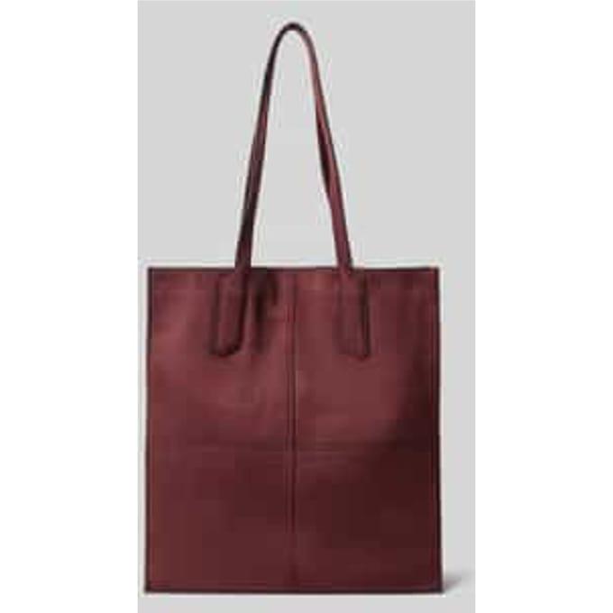 Tote tas met labeldetail model 'AMY'