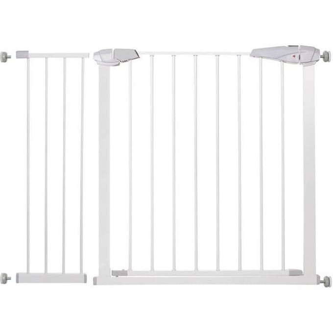 Springos Traphekje | Traphek | Veiligheidshekje | Metaal | Wit | 104 - 113 cm