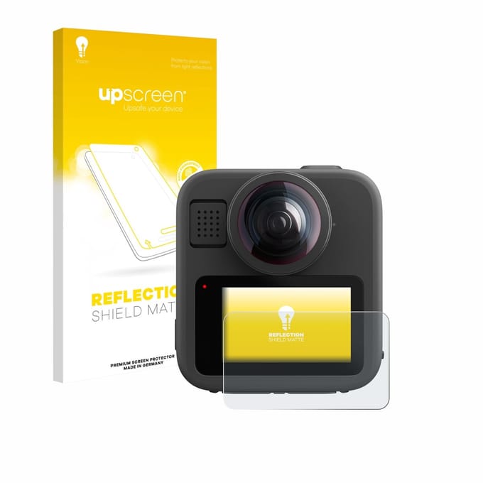 upscreen - Screenprotector voor GoPro Max 2 - Folie Beschermfolie anti glare matte