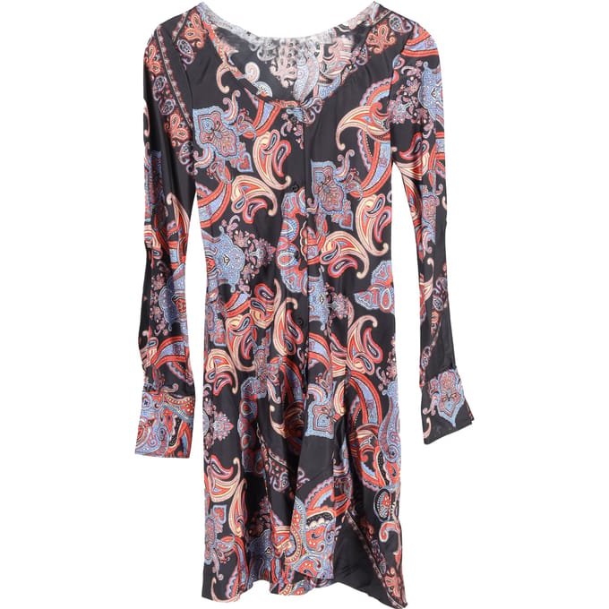 Chloé Paisley mini-jurk met paisleyprint in veelkleurige viscose