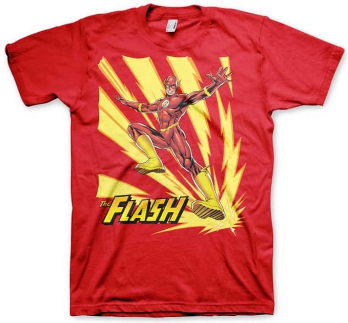DC Comics The Flash Heren Tshirt -XL- Jumping Rood