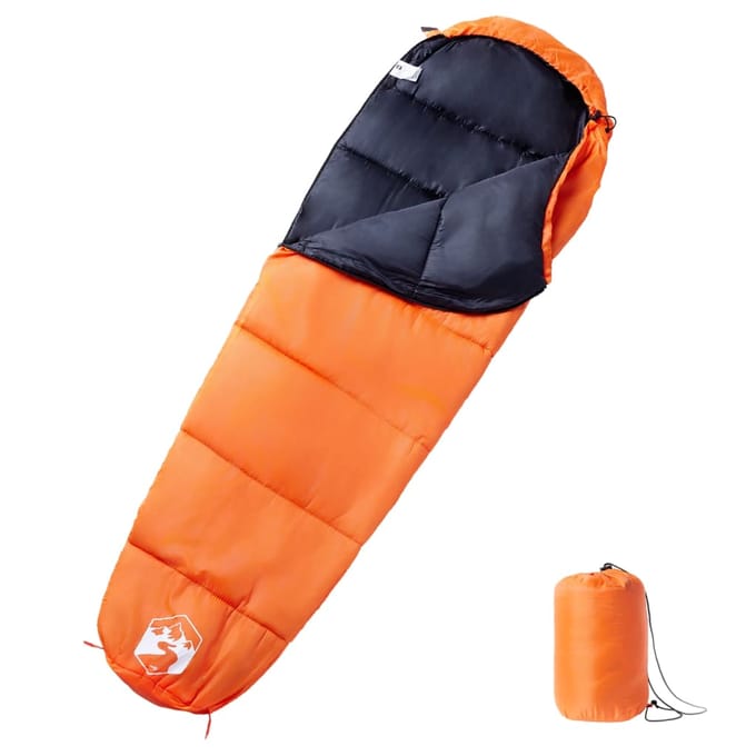vidaXL - Slaapzak - mummie - voor - volwassenen - camping - 3 - seizoenen