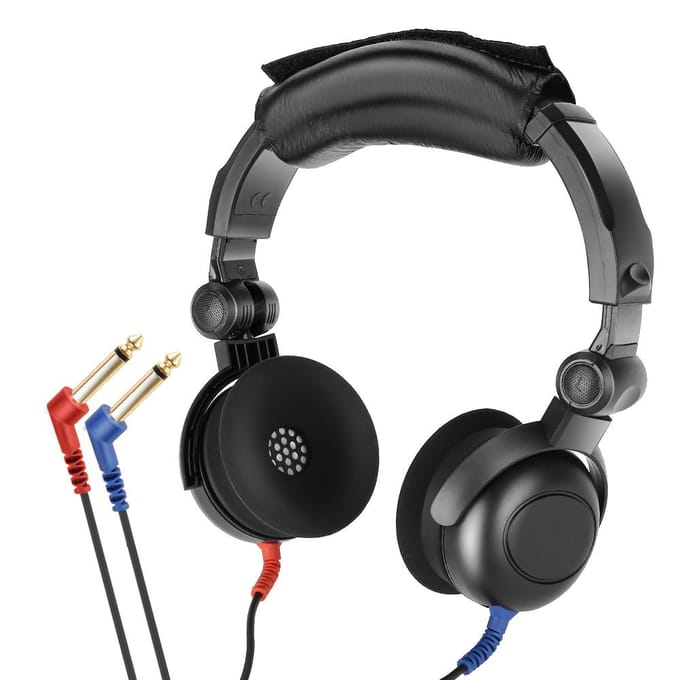 ometer ometric Hearing Screening Headphone Air Conduction ometer for Hearing Test gray