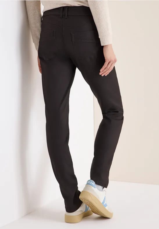 Broek in lederlook