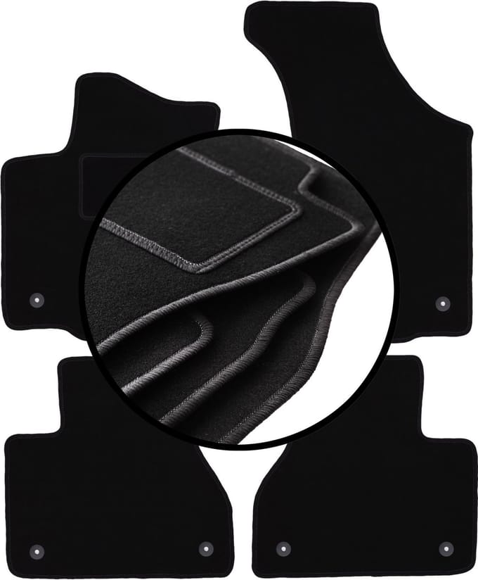 Complete set veloursmatten voor: Volkswagen Phaeton sedan (2002-2016)