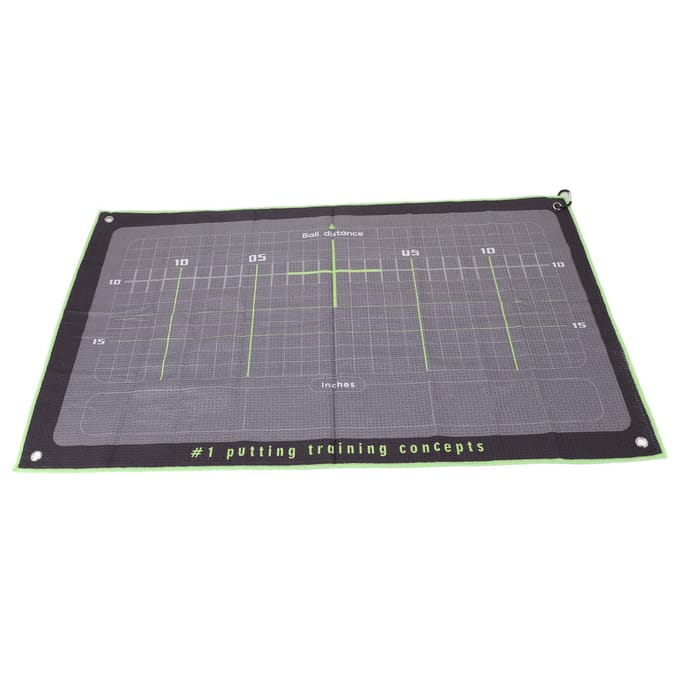 Putting Training Hulp Handdoek Putter Staande Positie Wafel Microvezel Handdoek Mat Oefenaccessoire gray