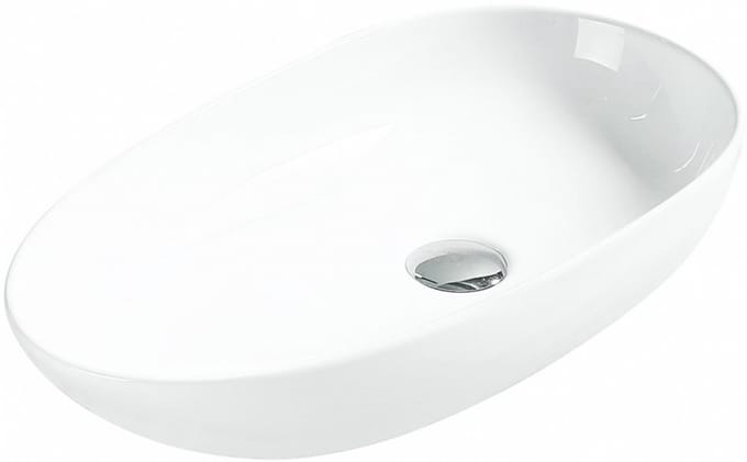 Mexen Lucia opbouwwastafel 55 x 30 cm, wit - 21925500