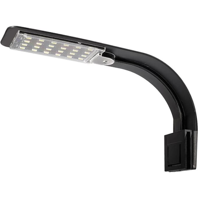 Lampe d'aquarium à LED ultra-mince 10 W avec clip noir
