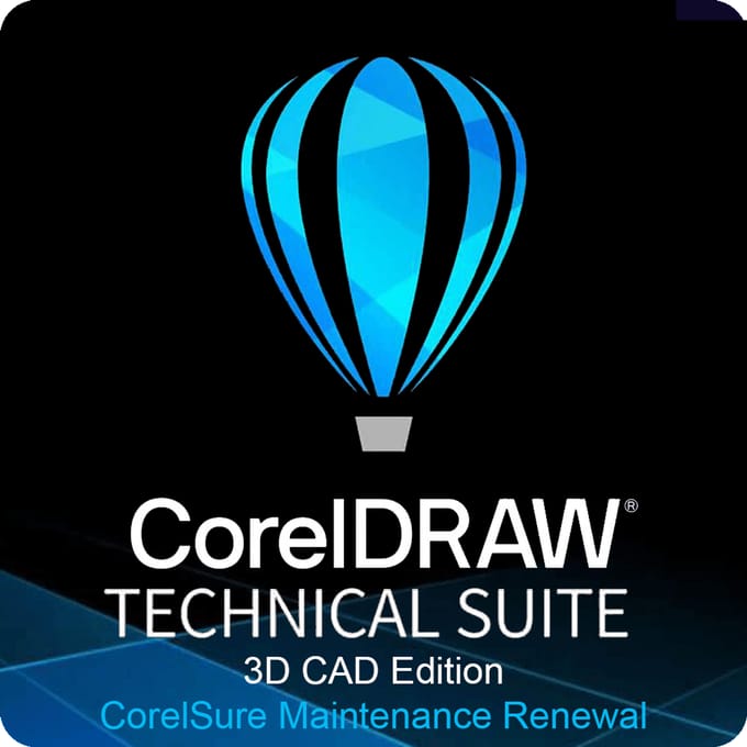 CorelDRAW Technical Suite 3D CAD Edition CorelSure Maintenance Renewal 1 - 4 Gebruiker(s)