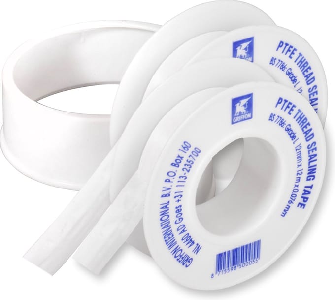 Griffon Teflon PTFE Afdichtingstape 12 mm x 12 m - 2 stuks