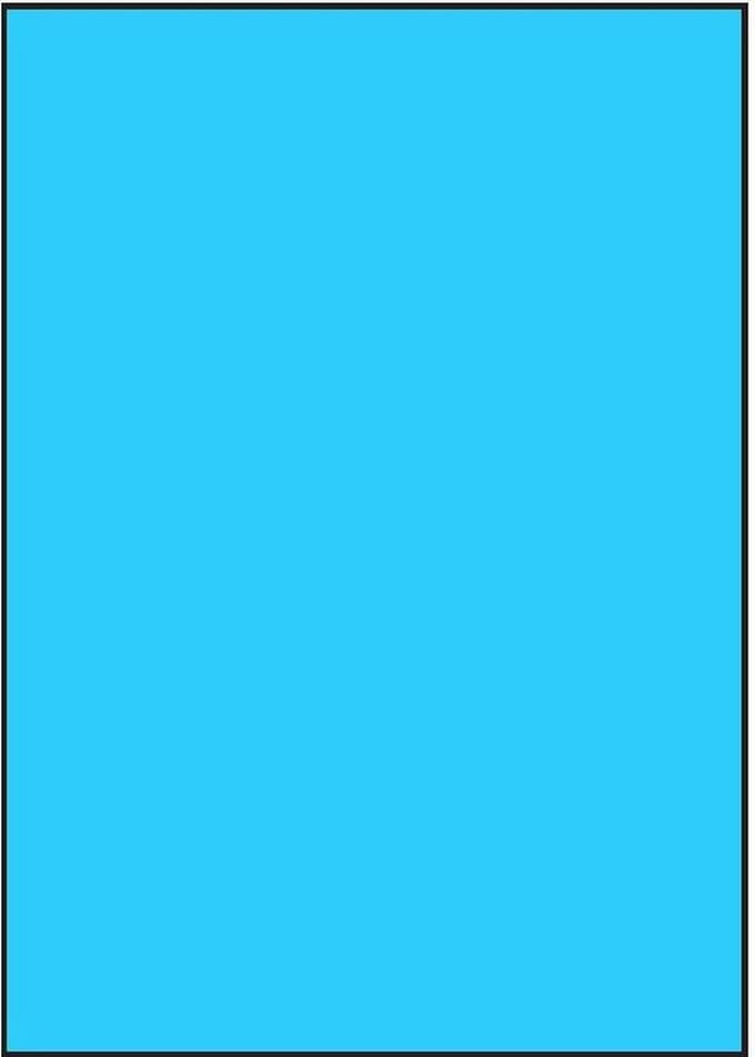 Blauwe A4 etiketten 210 x 297 mm (100 vel)