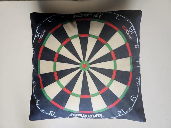 Sier kussen - Darts afbeelding - Darts - Dartbord - 3