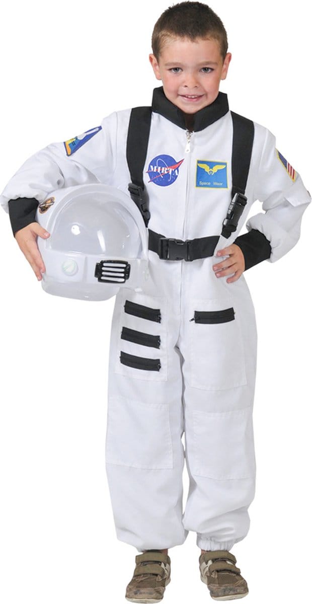 Verkleedpak ruimtevaarder / astronaut - Space Shuttle Commandant kind 128 - Carnavalskleding (zonder helm)