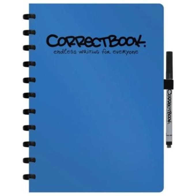 Correctbook original a4 earthy blue, blanco