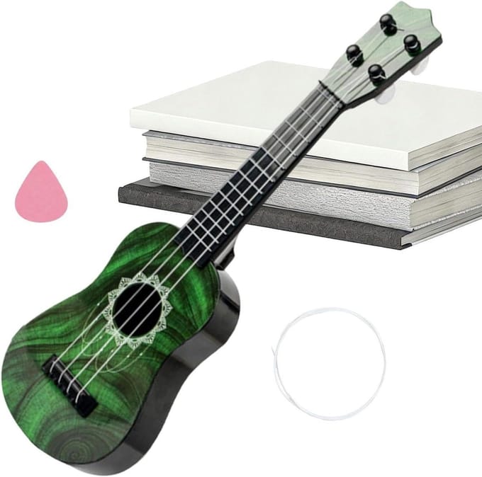 Kinder Ukelele - Speelgoed Gitaar - Muziek Leren - Draagbaar Ontwerp - 42 cm - Groen