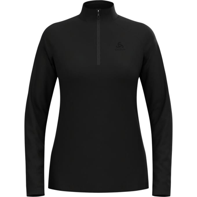 Odlo Odlo Mid layer 1/2 zip ESSENTIAL LIGHT ZWART - Maat M