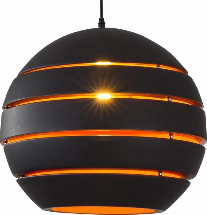 Hanglamp Rond Zwart Modern 40 cm - Scaldare Dalmine
