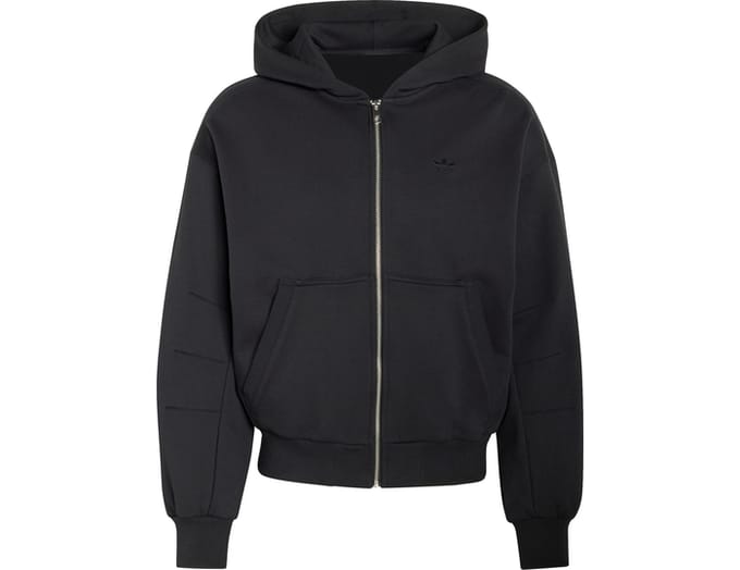 Adidas Originals Premium Essentials Cropped Jas Met Capuchon Zwart