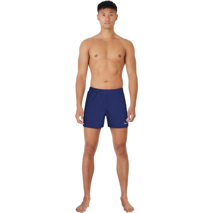 Nike Heren geborduurd logo zwembroek Regular (Middernacht marine)
