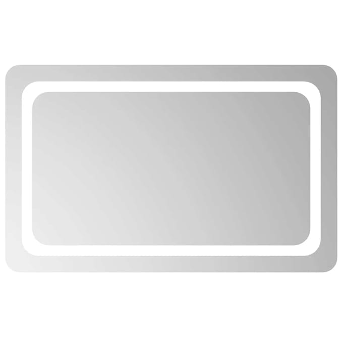 vidaXL - Badkamerspiegel - LED - 80x50 - cm