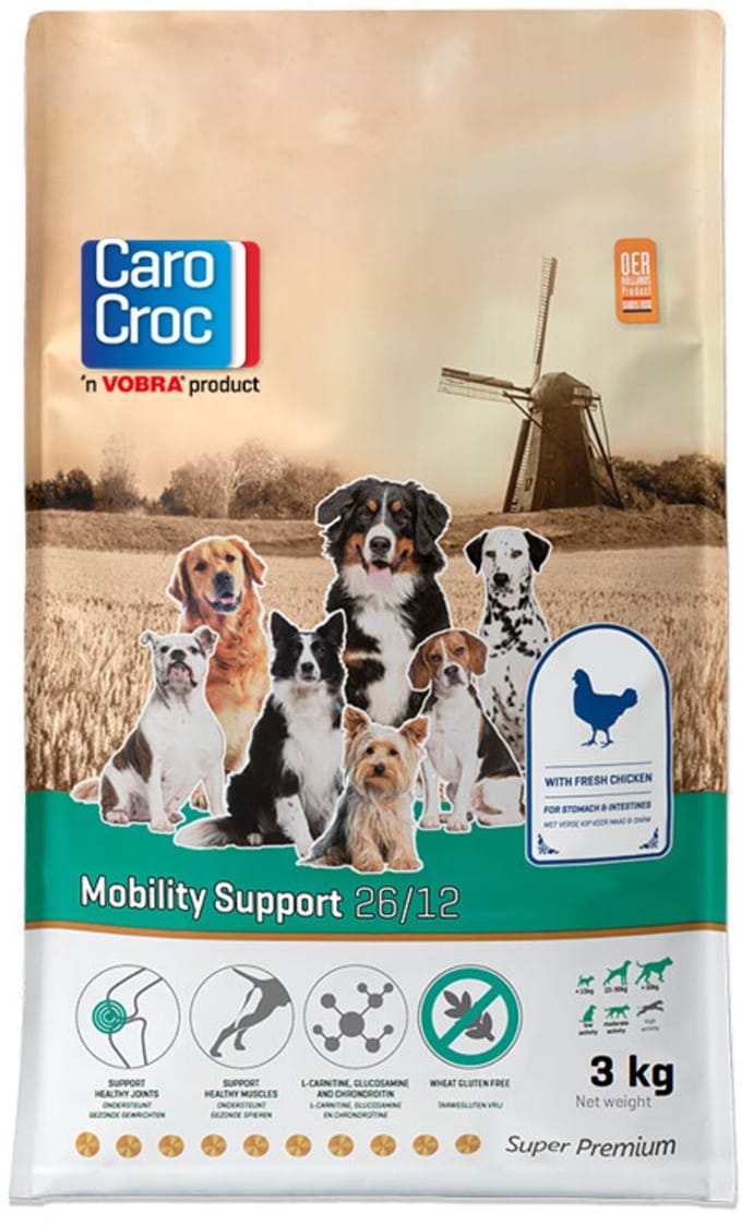 CaroCroc Hondenvoer Droog Mobility Support - 3 kg