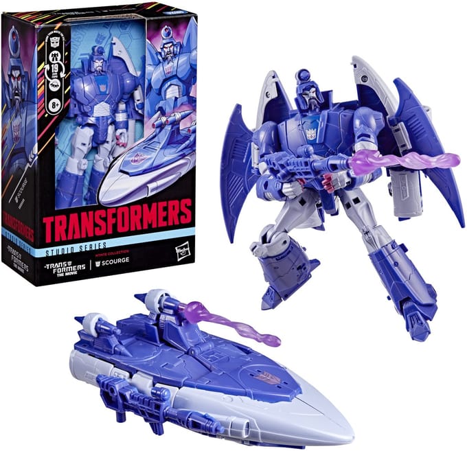 Transformers Studio Series MTMTE Collection The Transformers: The Movie, Voyager Class Scourge - Actiefiguur 16.5cm