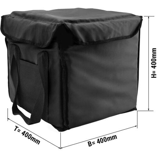 GGM Gastro BurgerBag Pro - Beheizte Liefertasche - für 12 Hamburgerkartons - Schwarz