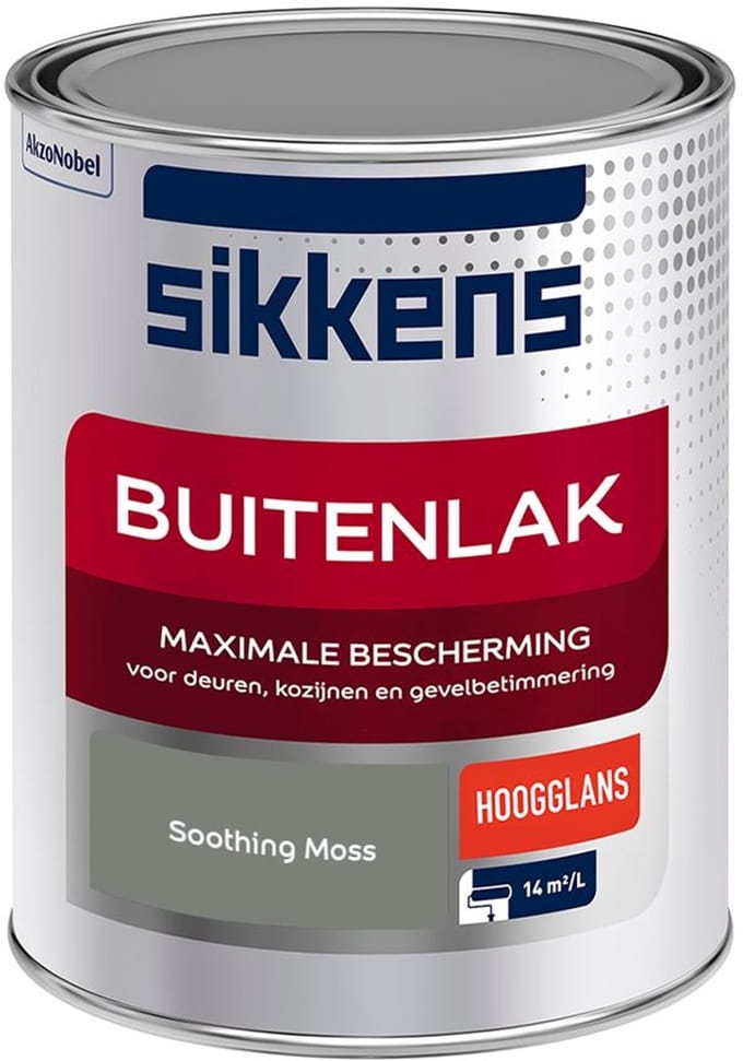 Sikkens - Buitenlak Hoogglans - Soothing Moss - Mengverf - 1 L