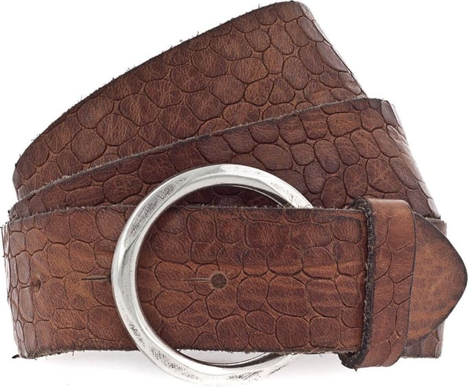b.belt riem Sue Ledergürtel W85 Mid Brown bruine