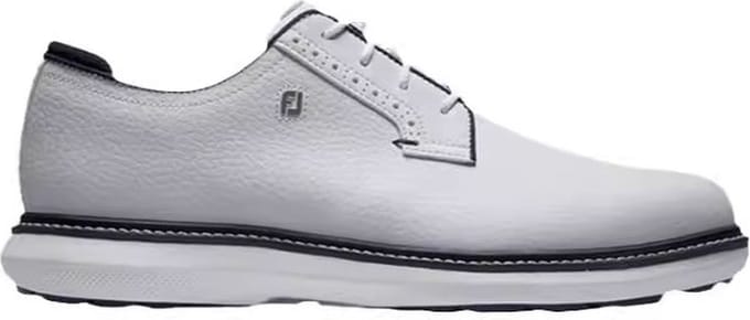 Footjoy Heren Golfschoenen Traditions Wit Navy