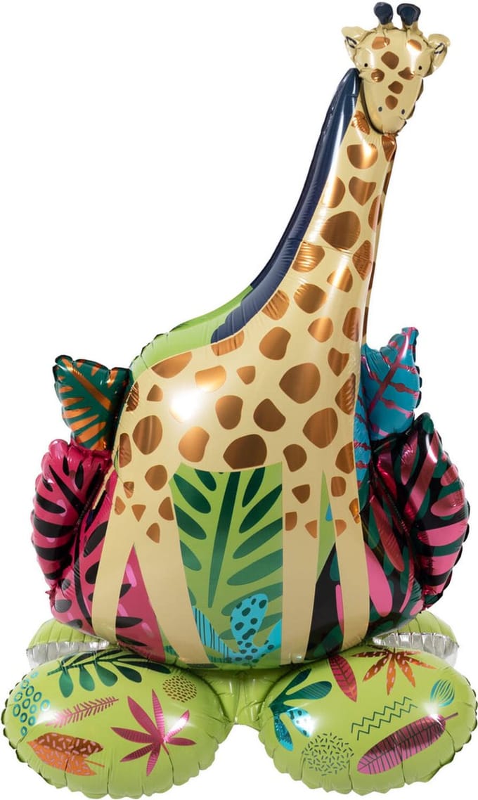 Folat - Staande Folieballon Giraffe (53 x 79 cm)